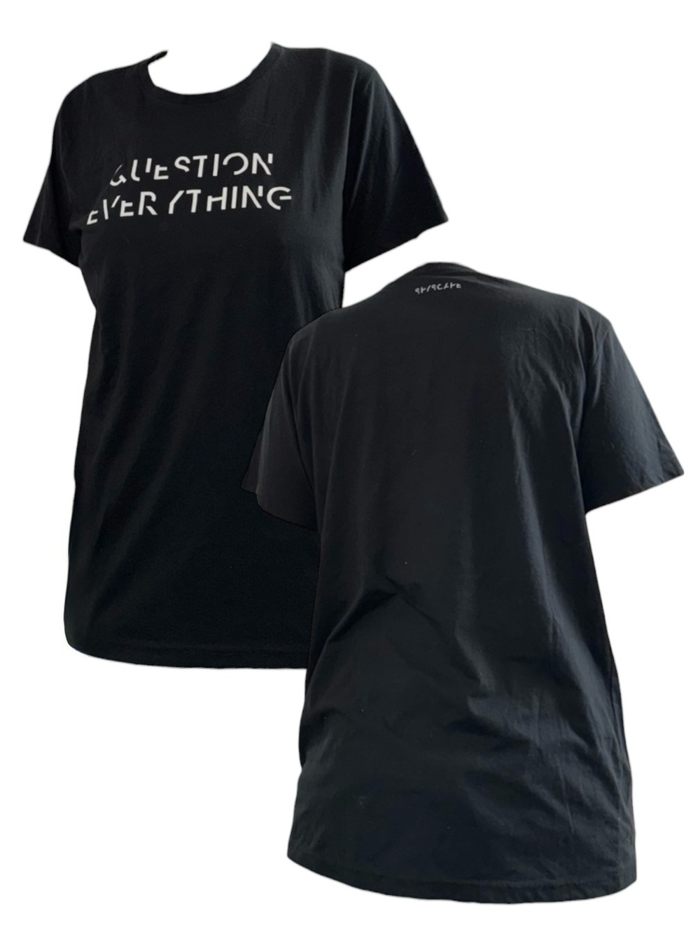 Black Question Everything Skyscape Tee